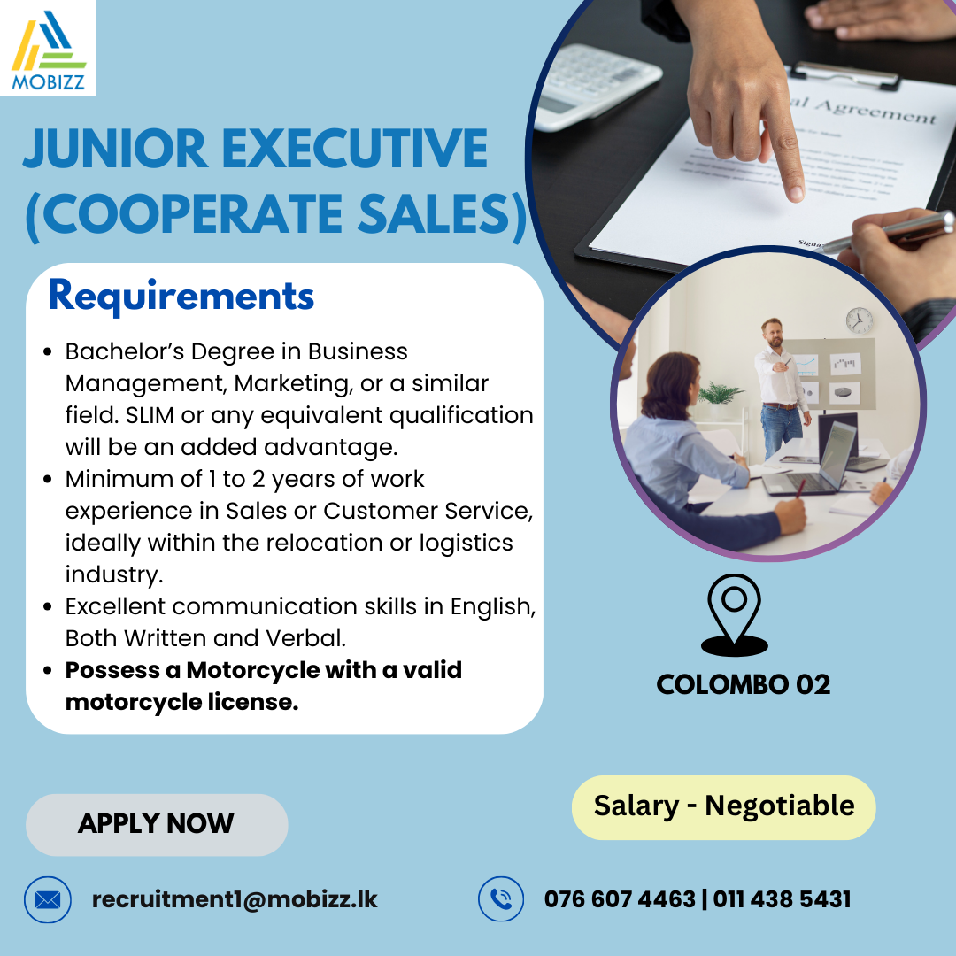 Sales Executive - Cooperate Sales